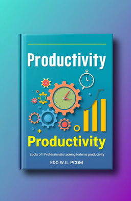 A professional ebook on productivity featuring a sleek, modern design