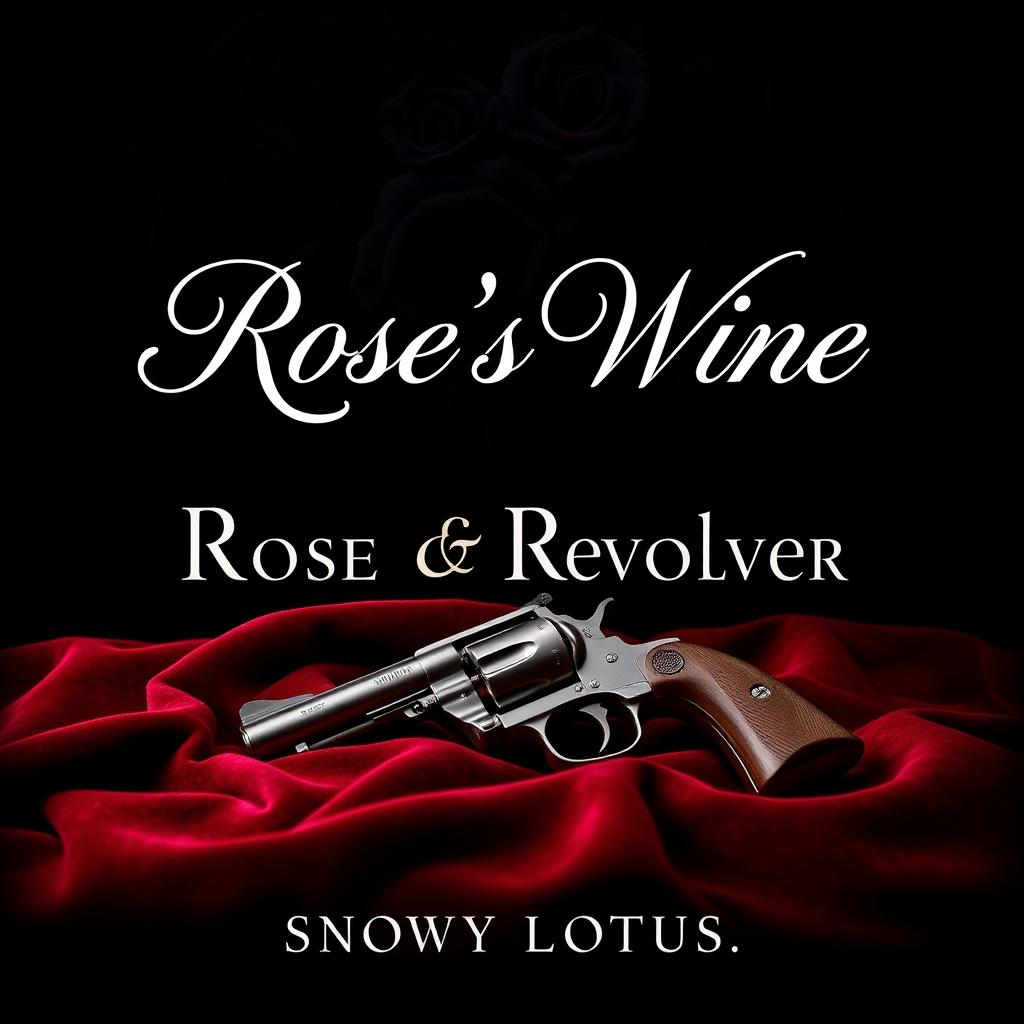 A captivating cover for the trilogy titled 'Rose's Wine: Rose & Revolver' by the author snowylotus_