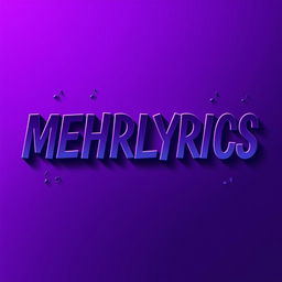 An artistic representation of the word 'MEHRLYRICS' in bold, stylish typography, with the letters flowing and intertwining