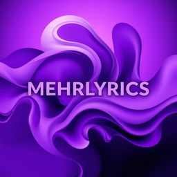 A mesmerizing abstract artwork primarily in various shades of purple