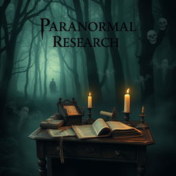 Cover design for a book focused on paranormal research and ancient documents
