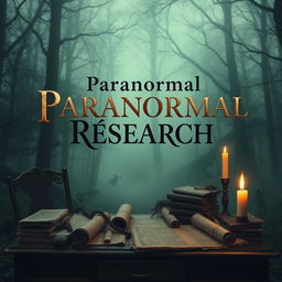Cover design for a book focused on paranormal research and ancient documents
