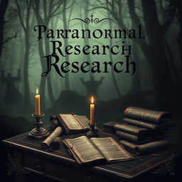 Cover design for a book focused on paranormal research and ancient documents