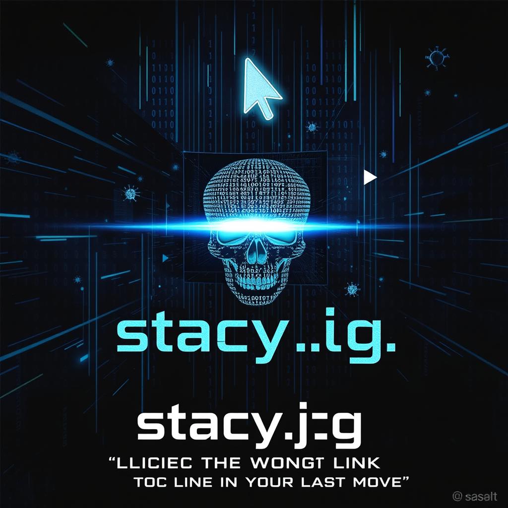 A movie cover for a sci-fi thriller titled 'stacy