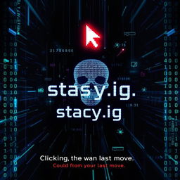 A movie cover for a sci-fi thriller titled 'stacy