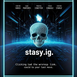 A movie cover for a sci-fi thriller titled 'stacy