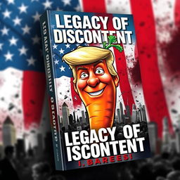 A striking book cover for 'Legacy of Discontent' by I
