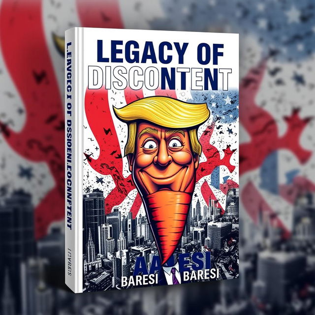 A striking book cover for 'Legacy of Discontent' by I