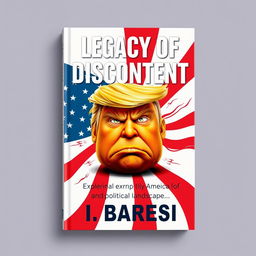 A captivating book cover for 'Legacy of Discontent' by I