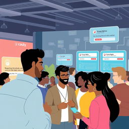 Respecting individuals' decisions regarding their data in the digital realm, emphasizing privacy, consent, and ethical data handling practices