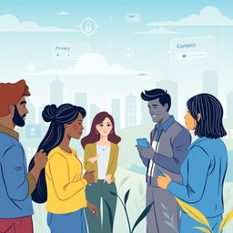Respecting individuals' decisions regarding their data in the digital realm, emphasizing privacy, consent, and ethical data handling practices
