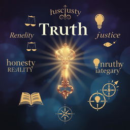 A visually striking poster about 'Truth'