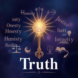 A visually striking poster about 'Truth'