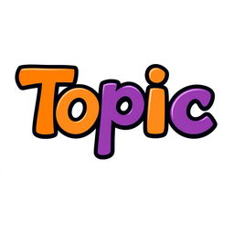 The word 'Topic' designed in a stylish and contemporary font