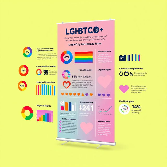 An infographic-style tarpaulin design about LGBTQ+ topics