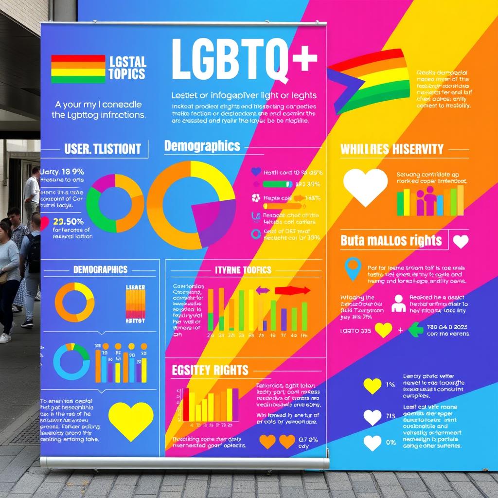 An infographic-style tarpaulin design about LGBTQ+ topics