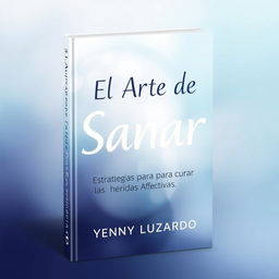 A book cover design featuring the title "El Arte de Sanar" with the subtitle "Estrategias para Curar las Heridas Afectivas"