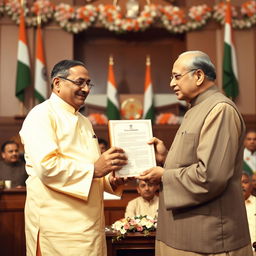 A historic moment captured as Dr