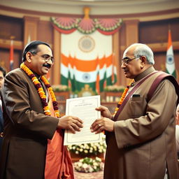 A historic moment captured as Dr