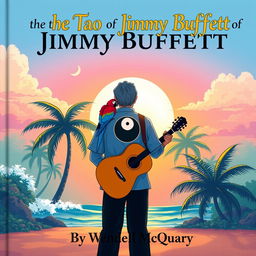 An illustrated cover for 'The Tao of Jimmy Buffett' featuring the title in bold and artistic font at the top left corner
