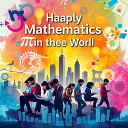 A striking poster celebrating mathematics in the modern world