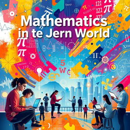 A striking poster celebrating mathematics in the modern world