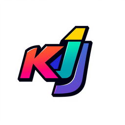 A striking and modern logo featuring the letters 'KJ' prominently