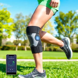 An innovative and user-friendly smart knee brace designed for athletes and active individuals