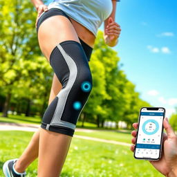 An innovative and user-friendly smart knee brace designed for athletes and active individuals