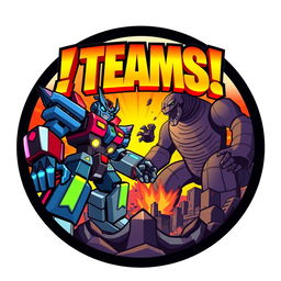 A logo for a Roblox game titled '!TEAMS!'