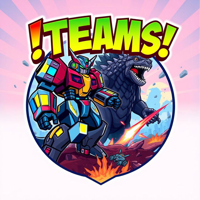 A logo for a Roblox game titled '!TEAMS!'