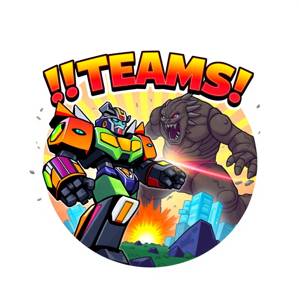 A logo for a Roblox game titled '!TEAMS!'