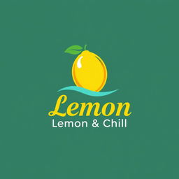 A creative logo design featuring a stylized lemon with a vibrant and fresh look