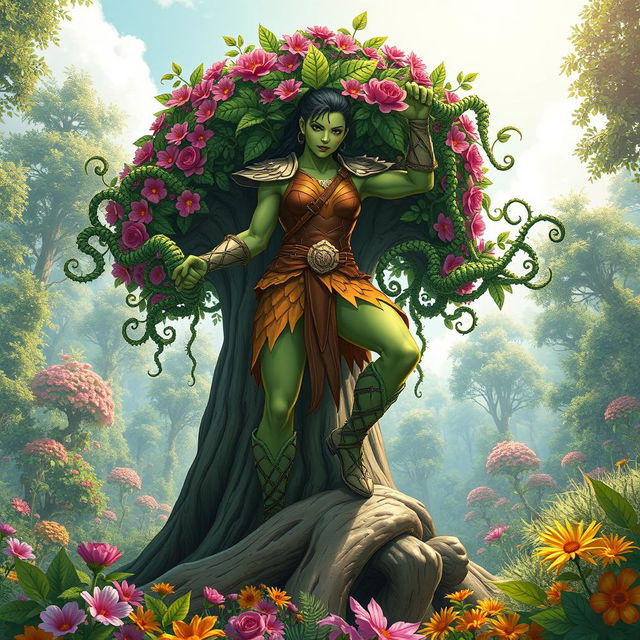 A superhero called "Ka" with incredible Plant Power abilities