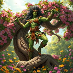 A superhero called "Ka" with incredible Plant Power abilities