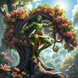 A superhero called "Ka" with incredible Plant Power abilities