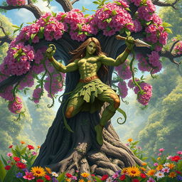 A superhero called "Ka" with incredible Plant Power abilities