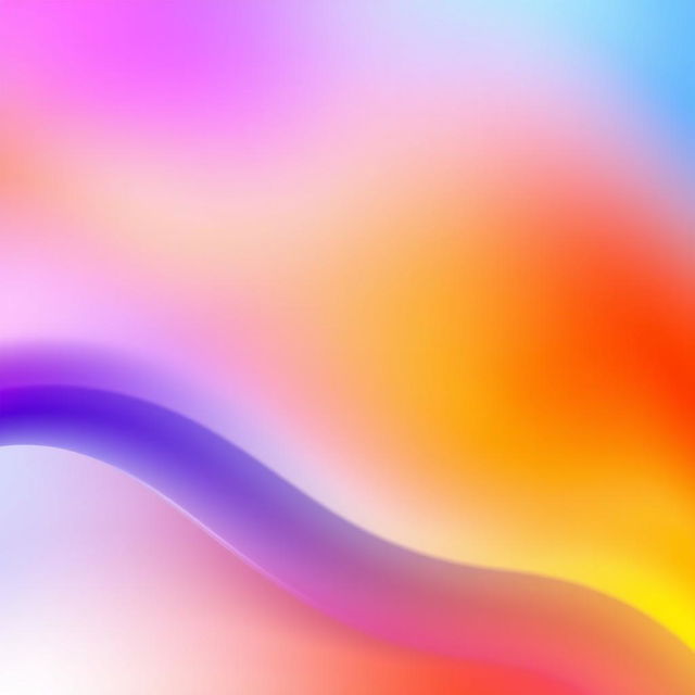 An abstract background showcasing a colorful gradient that smoothly transitions through a spectrum of vibrant hues