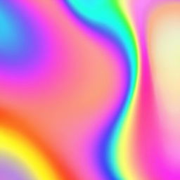 An abstract background showcasing a colorful gradient that smoothly transitions through a spectrum of vibrant hues