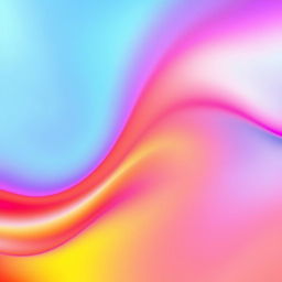 An abstract background showcasing a colorful gradient that smoothly transitions through a spectrum of vibrant hues
