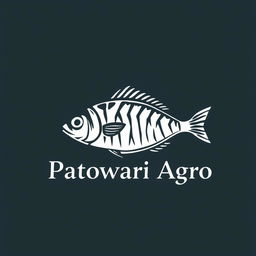 A logo design for a dried fish business featuring 'Patowari Agro'