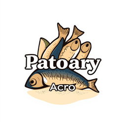 A high-quality logo design for 'Patoary Agro', a business specializing in dried fish (shutki)