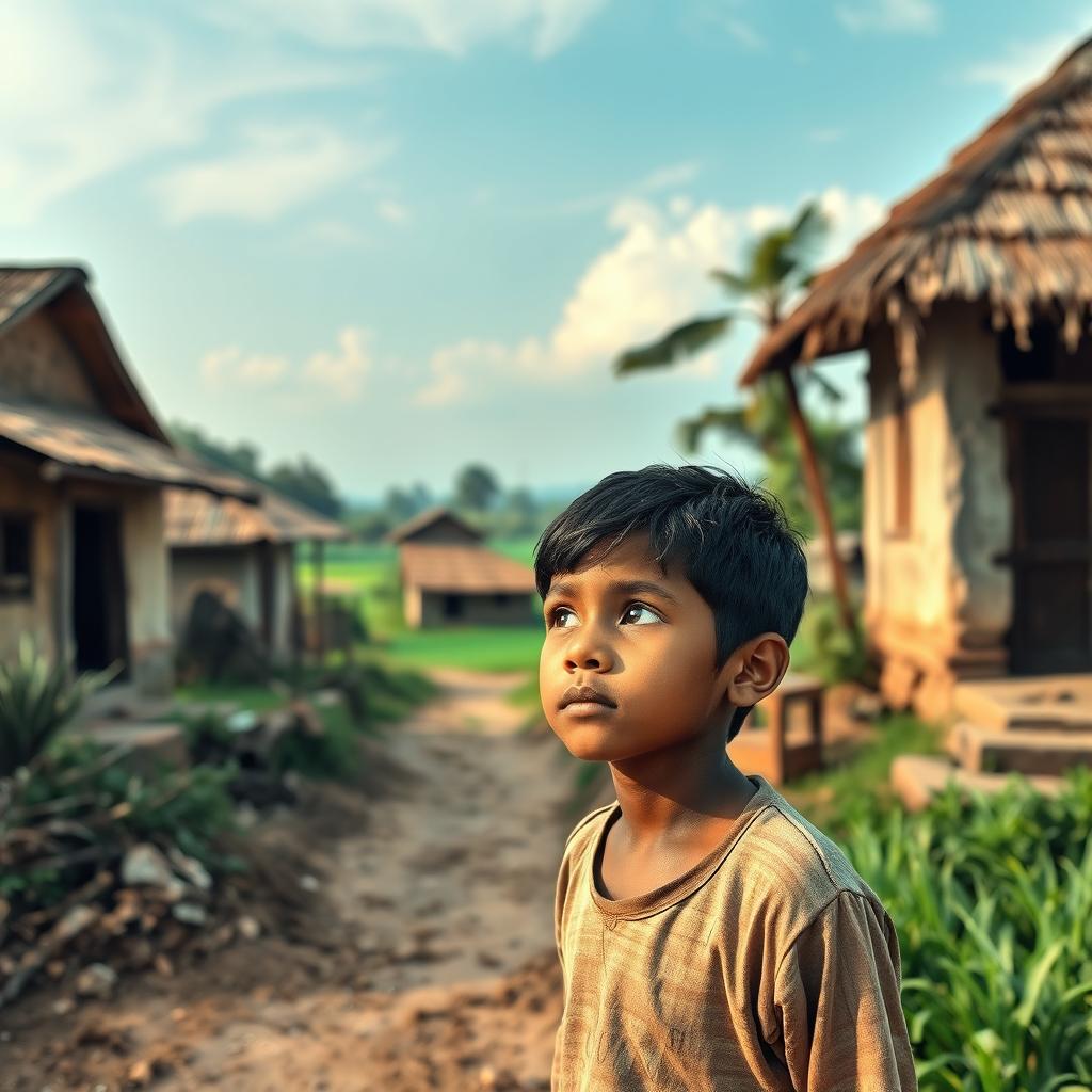 In a quaint little village, a poor boy named Rakib lives with his father, a day laborer, and his mother, a homemaker