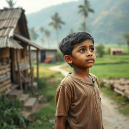 In a quaint little village, a poor boy named Rakib lives with his father, a day laborer, and his mother, a homemaker