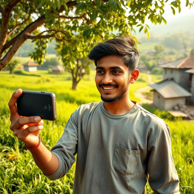 A young man named Rakib, inspired by the books he read, is creating YouTube videos using an old mobile phone