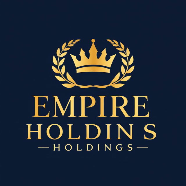 A luxurious and modern logo design for 'Chloe Empire Holdings'