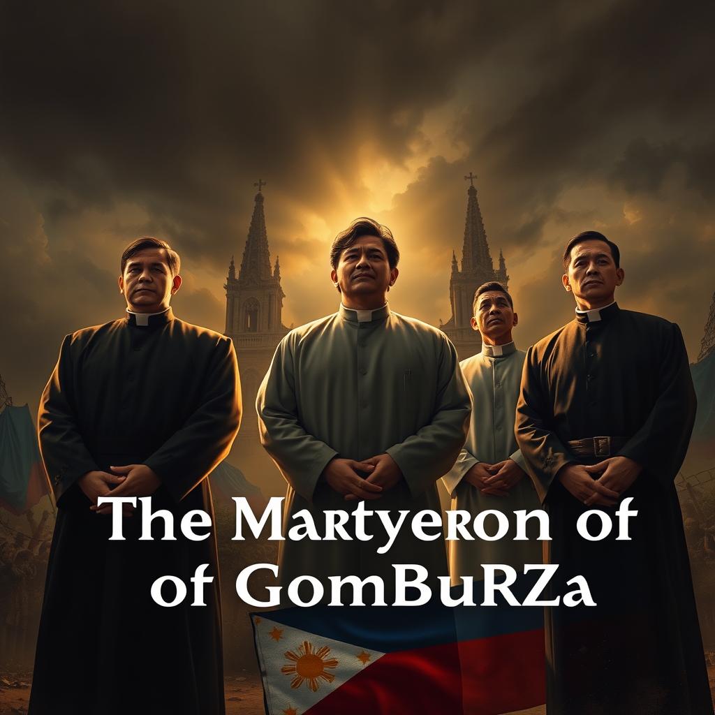 A dramatic and poignant scene depicting 'The Martyrdom of GomBurZa'