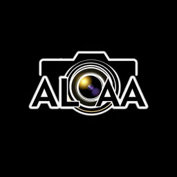 A logo design featuring the name 'ALAA' prominently displayed in a modern and stylish font