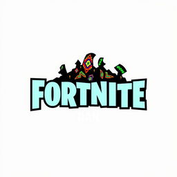 A logo design for Fortnite themed specifically for Iran, incorporating traditional Iranian elements such as Persian patterns or motifs, vibrant colors typical of Iranian art, and a modern, gaming aesthetic