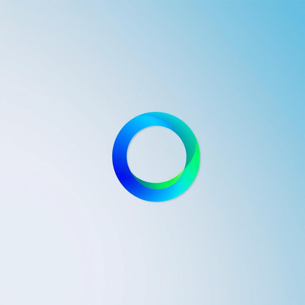 A modern and sleek logo design featuring a stylized letter 'L' intertwined with the letter 'O', incorporating vibrant colors like blue and green